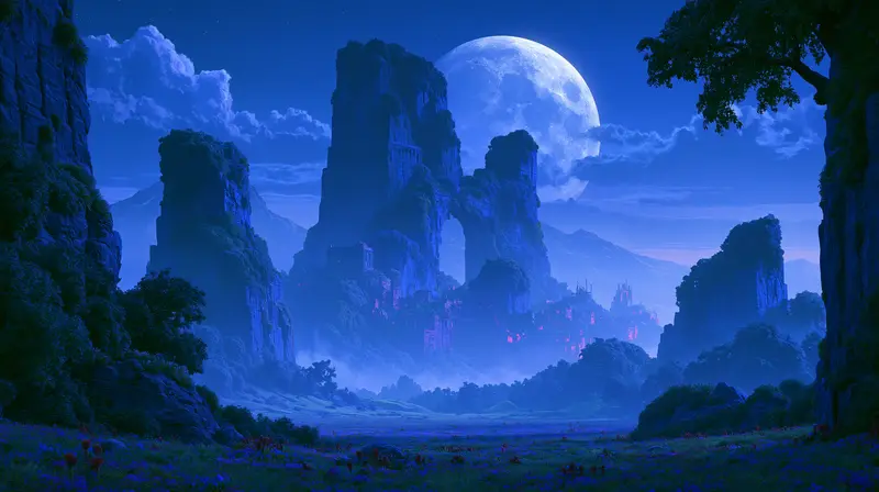 Dreamscape wallpaper — Night 01