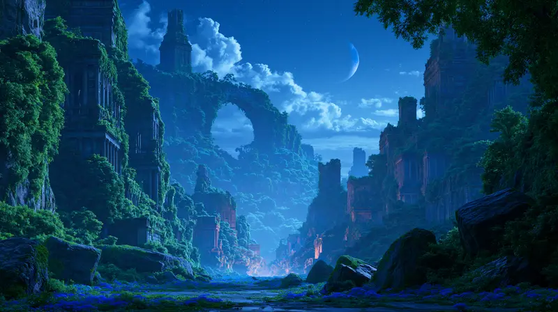 Dreamscape wallpaper — Night 02